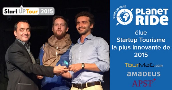 Planet Ride élue startup du e-tourisme la plus innovante de 2015