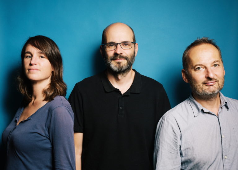 Portrait d’entrepreneurs : Gabrielle Boeri-Charles, Joël Ronez et David Carzon, co-fondateurs de Binge Audio